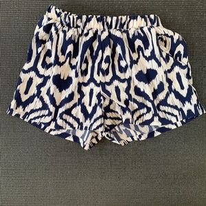 Navy and White shorts